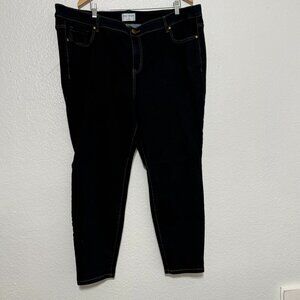Women's Size 24 Lane Bryant Blue Jeans Mid-rise Skinny Flex Magic Waistband